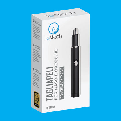 LOSTECH TAGLIAPELI NASO E ORECCHIE RICARICABILE LS-TP662